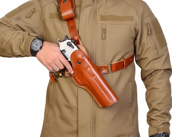 H&K 45, HK VP9, HK P30 Leder Brusthalfter - Echt Leder