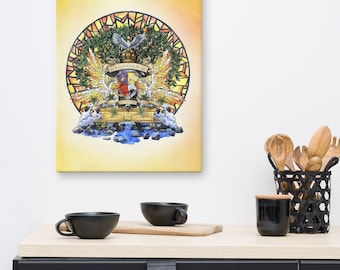 Kingdom of God Coat of Arms Canvas Print