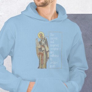 Athanasius Sufficiency der Schrift Premium Unisex Hoodie