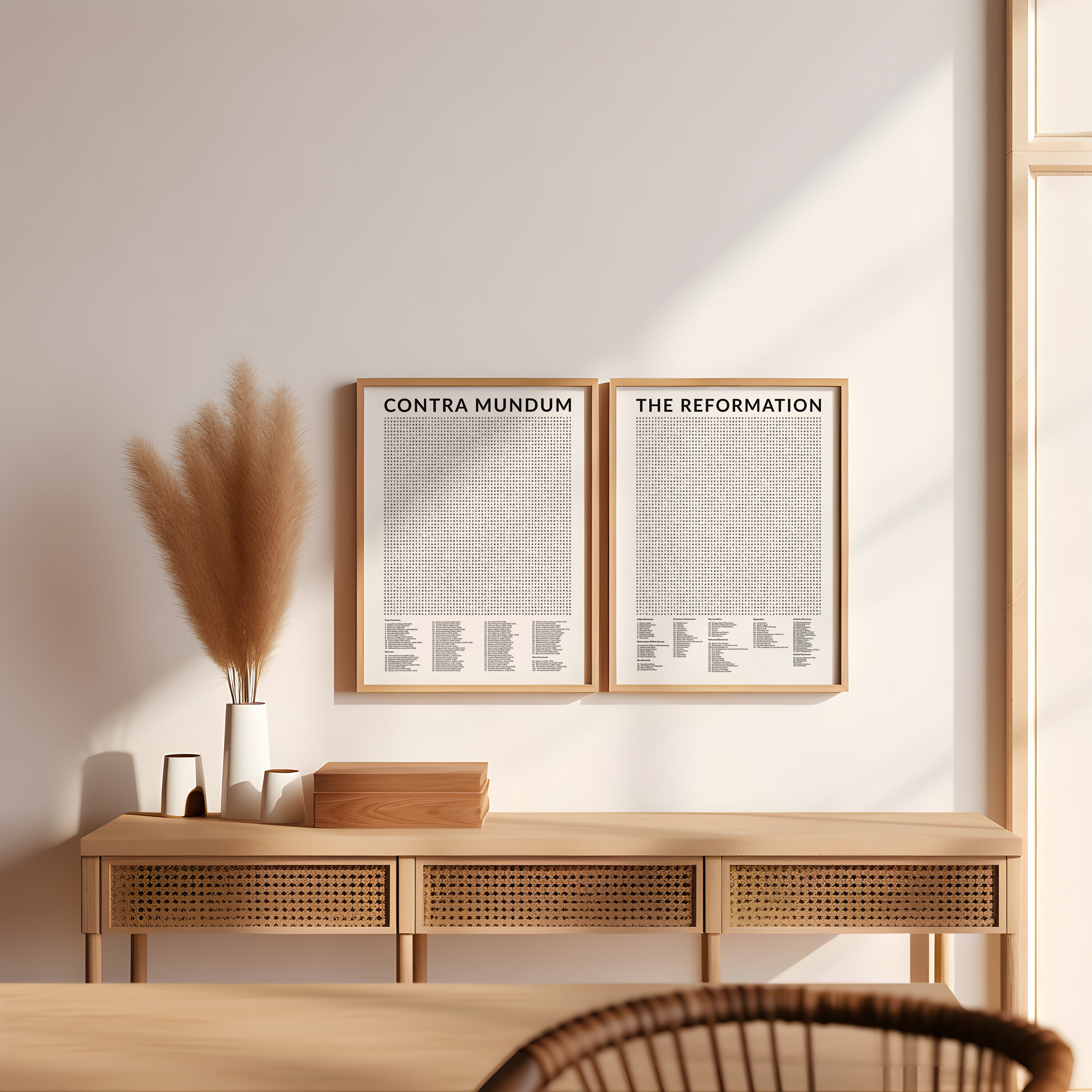 Protestant Reformers Word Search Poster - Etsy