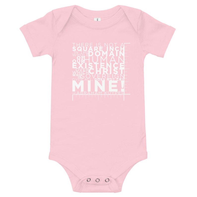 Not a Square Inch Abraham Kuyper Padawan Onesie image 4