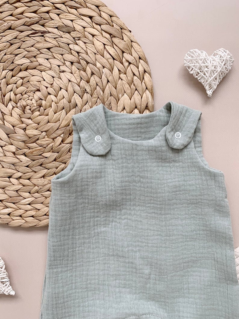 Baby boy clothes muslin Baby romper Organic baby clothes Etsy