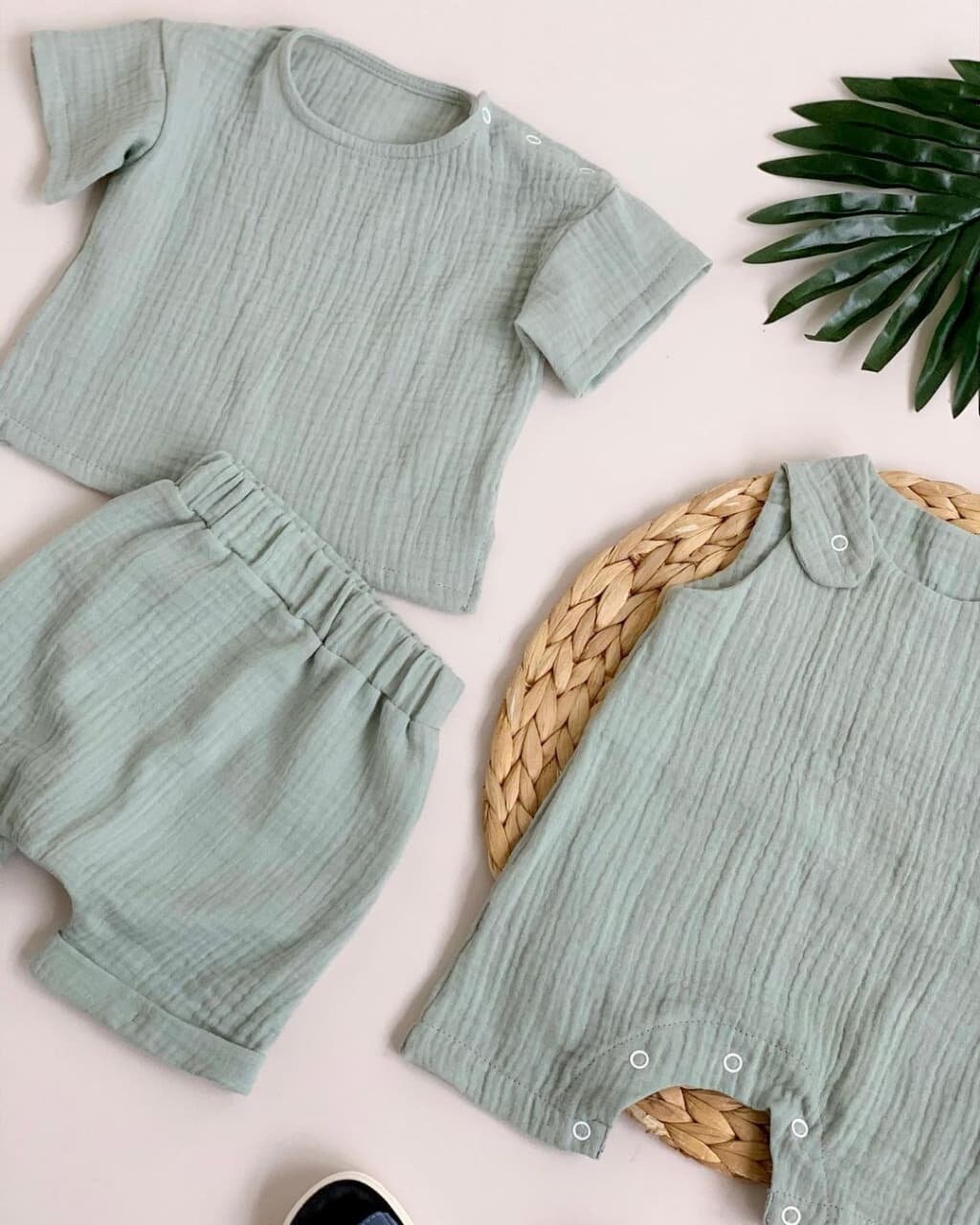 Baby boy clothes muslin Baby romper Organic baby clothes Etsy