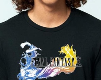 Final Fantasy X - FFX - FF10 - Original Logo - Mens Fit T-shirt - Etsy