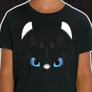 Dart - Night Light - How to Train your Dragon - Light Fury - Night Fury- HTTYD - Kid's T-shirt - Children's T-shirt
