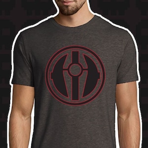 Order of Revan - Star Wars - SWtoR - Grey Jedi - Mens Fit T-shirt
