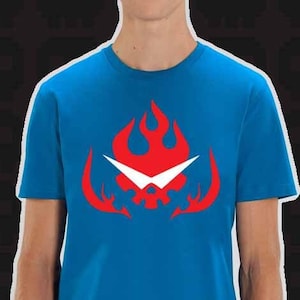 Gurren Lagann - Team Dai-Gurren - Anime - Logotipo - Camiseta masculina ajustada