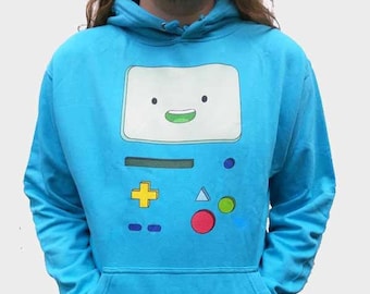 BMO - Adventure Time - Character - Face - Adults Unisex fit Hoodie