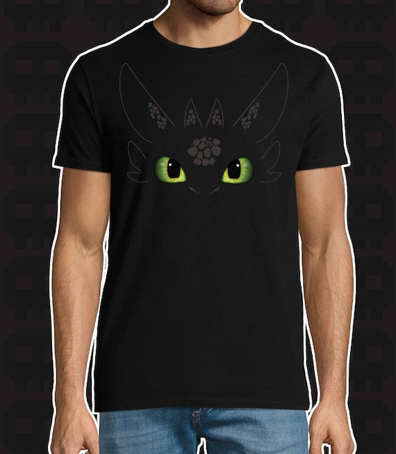 Toothless Night Fury Face Mens Size Small XXL T-shirt UK