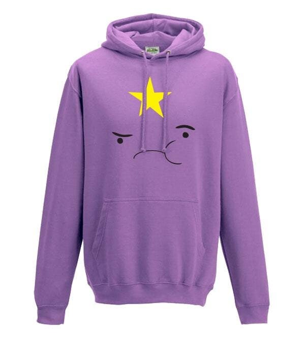 Adventure Time Lumpy Space Princess Adults Hoodie Hooded Sweatshirt sizes S XXL
