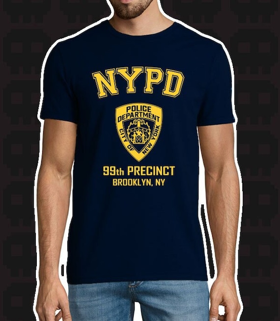 Brooklyn 99 Maglietta Uomo - Nine Nine! Polizia NYPD - Fan Series, Stampata In UE, Cotone, Lavabile A 30°