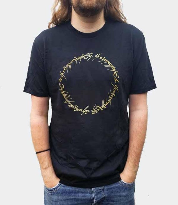 Lord of the Rings the One Ring Mens Size Small - XXL T-shirt - Etsy