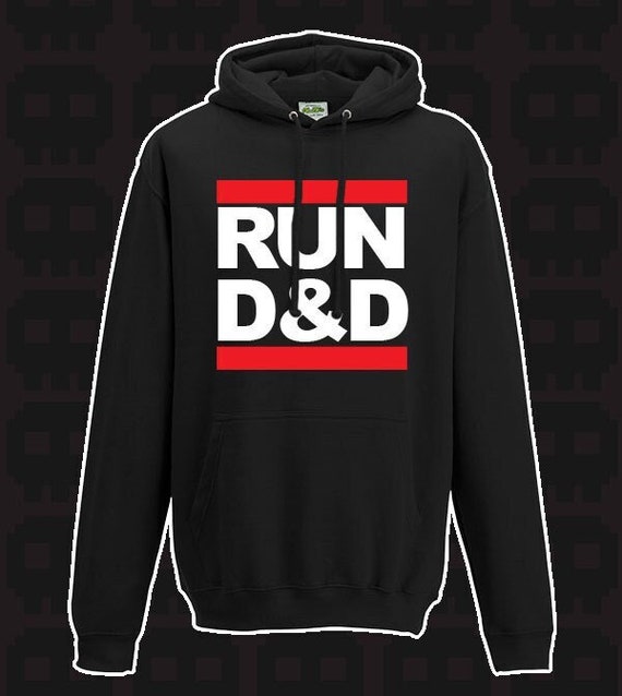 Run D D Parody Dungeons and Dragons Adults Hoodie hooded
