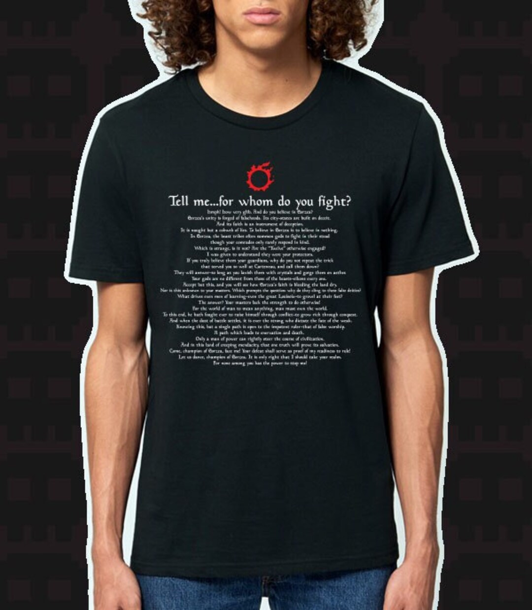 Praetorium Quote - Gaius Van Baelsar - Final Fantasy XIV Mens Fit T