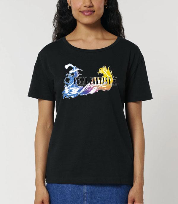 Final Fantasy X - FFX - FF10 - Original Logo - Womens Fit T-shirt