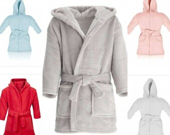 childrens dressing gowns with names on