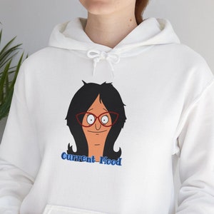 Linda Belcher Current Mood Hoodie, Sweatshirt | Bob&#39;s Burgers