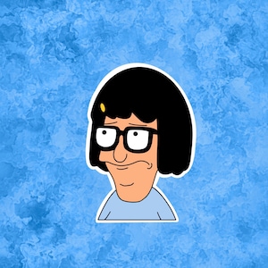 Tina Belcher Laptop Sticker | Bob&#39;s Burgers