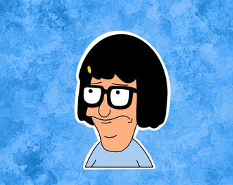 Tina Belcher Laptop Sticker | Bob's Burgers