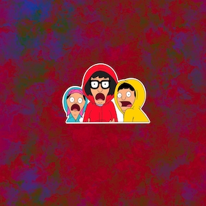 Bob&#39;s Burgers Belcher Kids Laptop Sticker