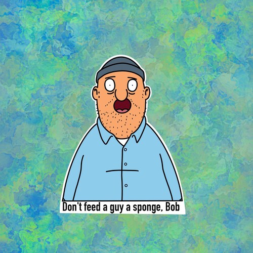 Bob's Burgers Zeke Laptop Sticker Etsy