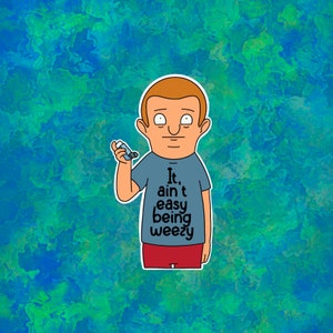 Regular Sized Rudy Laptop Sticker, Planner Stickers | Bob&#39;s Burgers