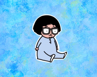 Baby Tina Belcher Laptop Sticker | Bob's Burgers