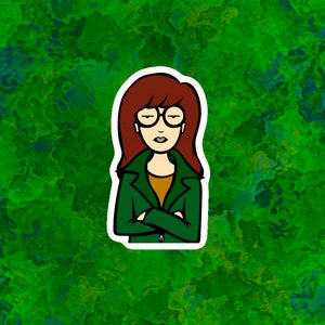 Daria Morgandorffer Laptop, Water Bottle Sticker