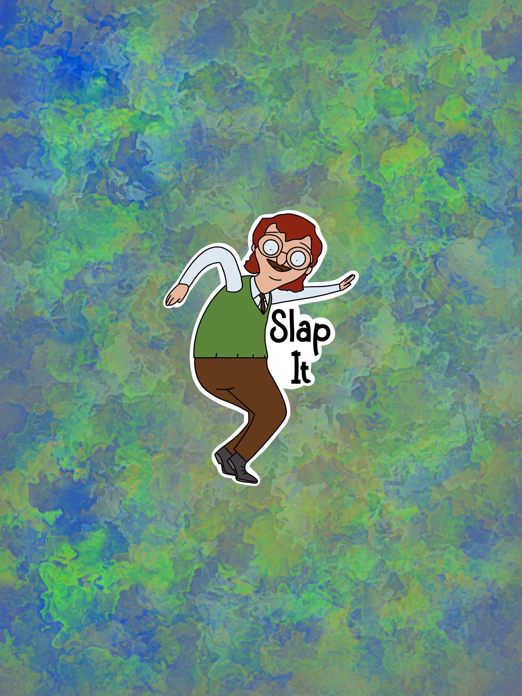 Mr. Frond Laptop Sticker | Bob's Burgers
