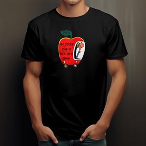 My Other Car is Ref K Jr's Brain Political Humor T-Shirt image 6