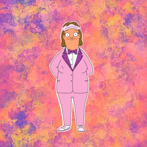 Nat the Limo Driver Laptop Sticker | Bob's Burgers