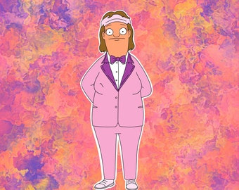 Nat the Limo Driver Laptop Sticker | Bob's Burgers