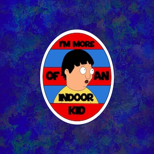 Gene Belcher Indoor Kid Sticker | Bob&#39;s Burgers