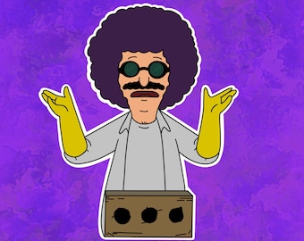 Bob Belcher Halloween Laptop Sticker | Bob's Burgers