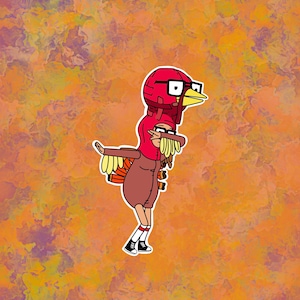 Tina Belcher Quirky Turkey Sticker | Bob&#39;s Burgers
