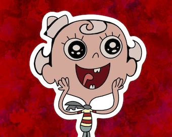 Marvelous Misadventures of Flapjack Laptop, Water Bottle Sticker