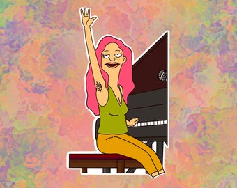 Tabitha Johansson Laptop sticker Sticker | Bob&#39;s Burgers
