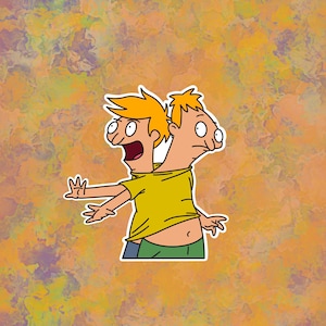 Bob&#39;s Burgers Andy and Ollie Laptop Sticker