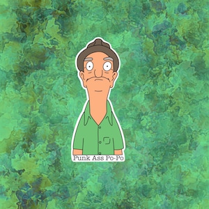 Harold Cranwinkle Laptop Sticker | Bob&#39;s Burgers