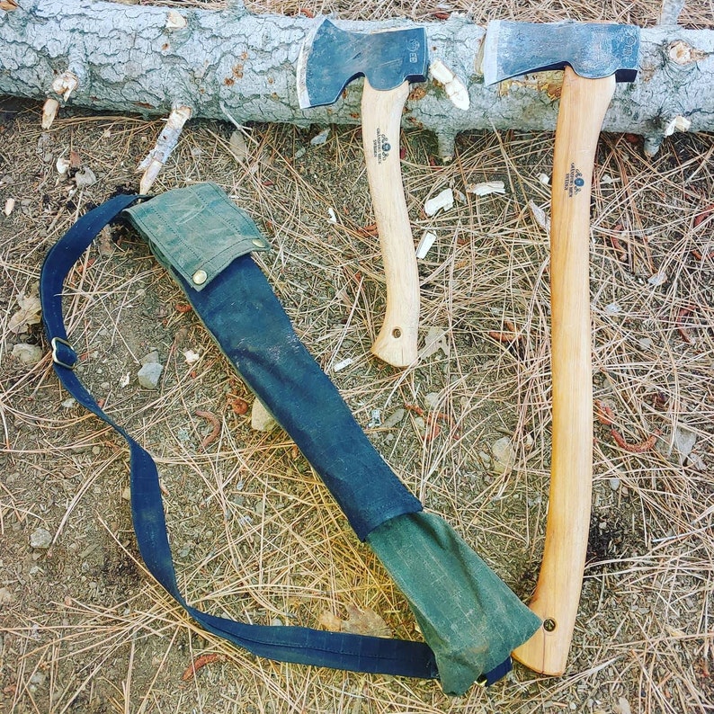 Waxed Canvas Axe and Bucksaw Sling Etsy