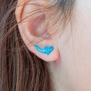 Claire's shark earrings top
