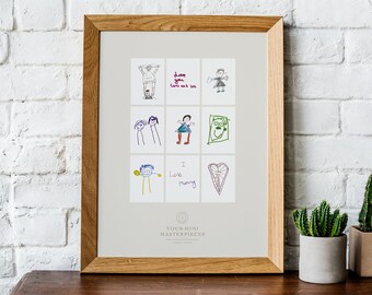 Valentines Day SALE - Personalised Prints of your Children's Artwork- In Original Colours