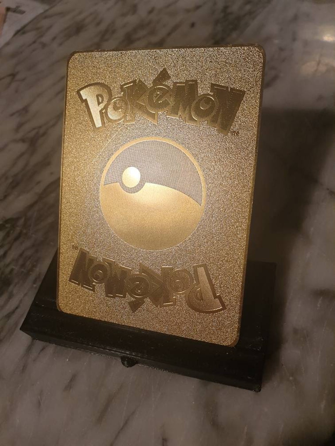 GOLD Anniversary Shiny Umbreon & Espeon V Pokemon Card Metal | Etsy
