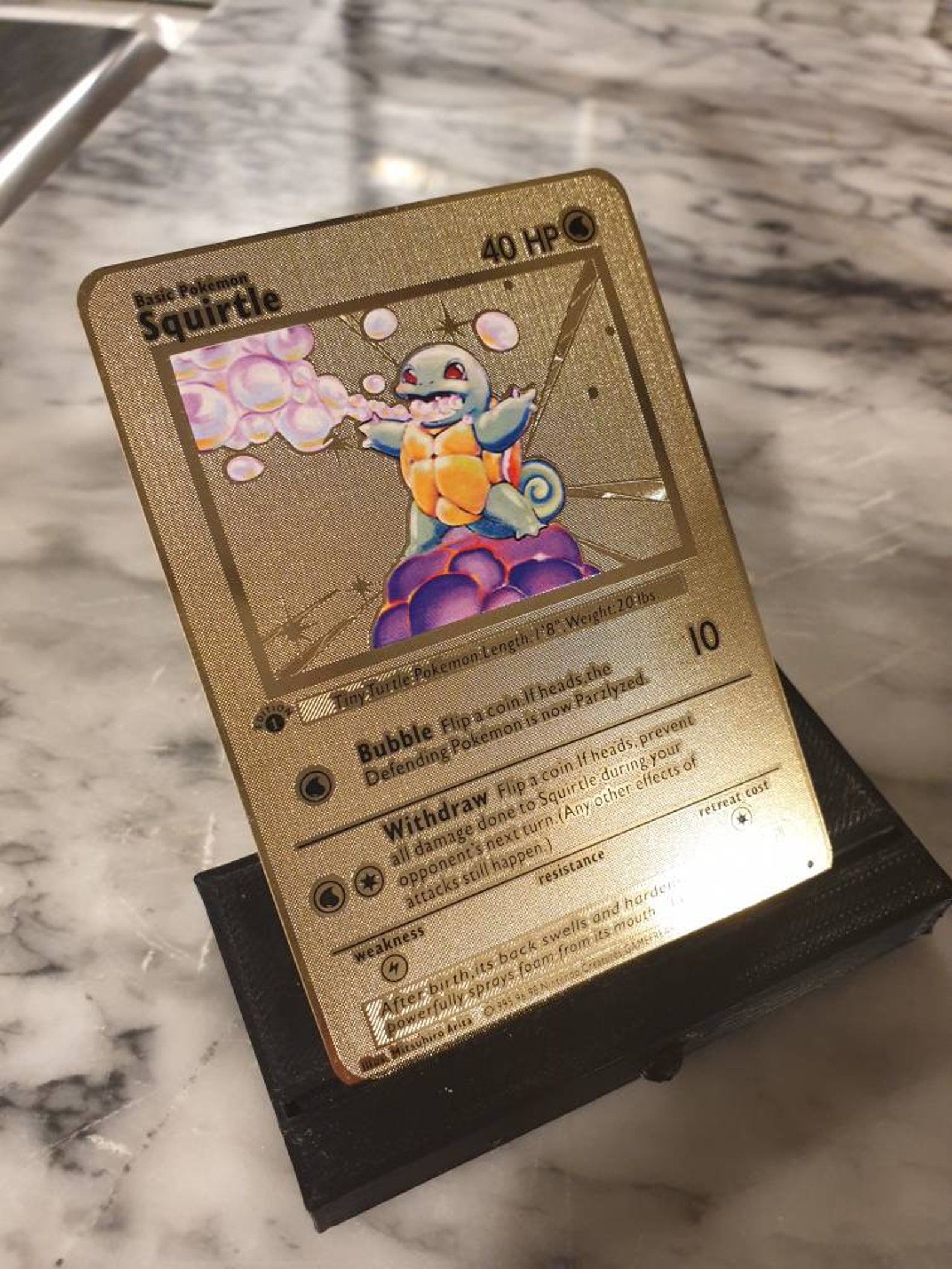 GOLD 1st First Edition Squirtle Pokemon Cards Base Set Metal Etsy gold-1st-first-edition-squirtle-pokemon-cards-base-set-metal-etsy
