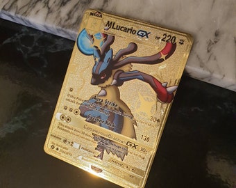 Mega Lucario Ex Etsy Mega Lucario Ex Etsy