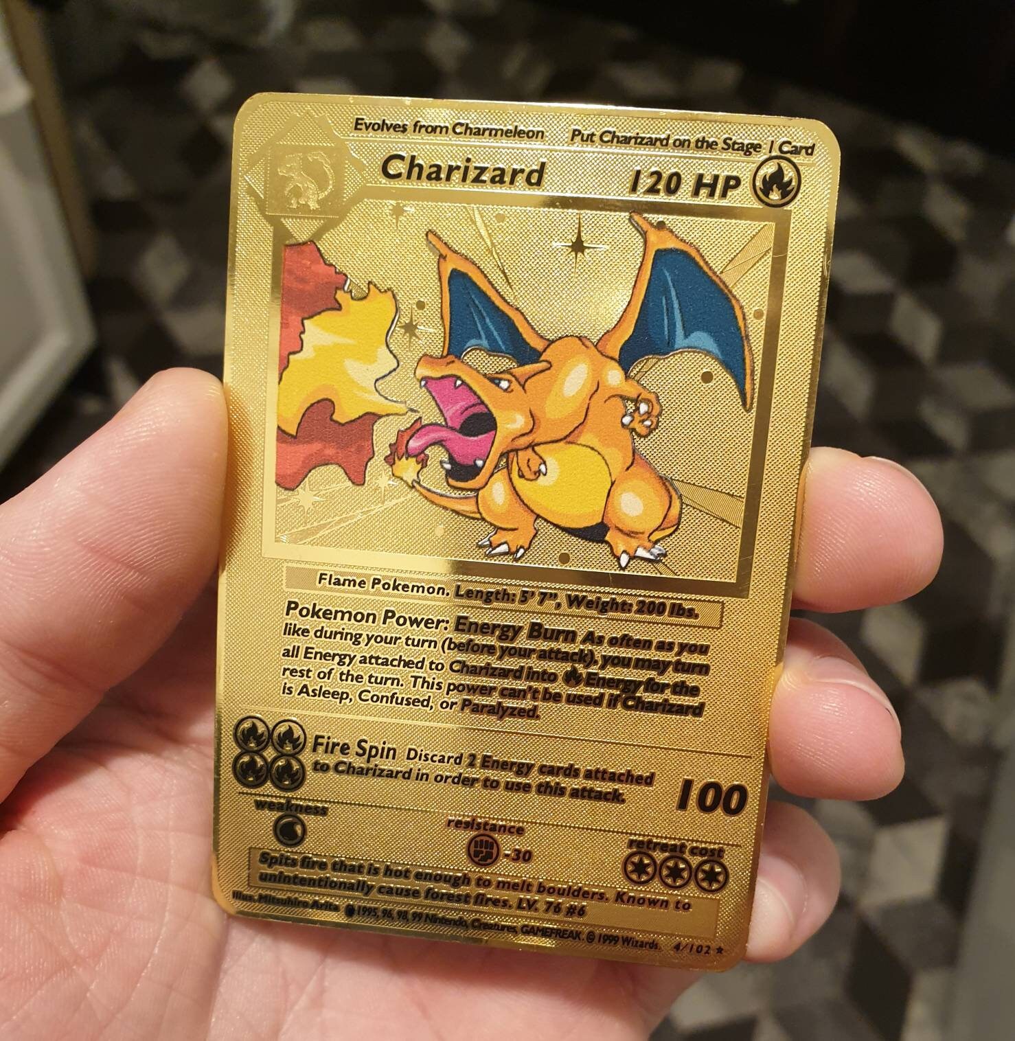 Pokemon cards gold metal custom pokemon cards etsy