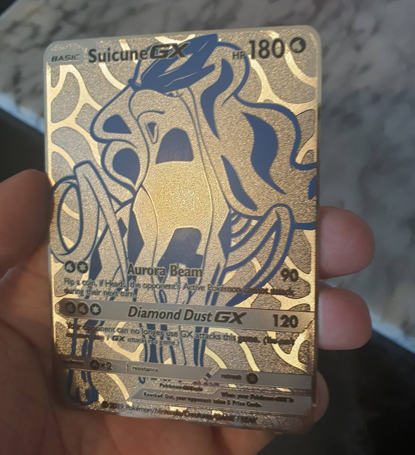 CCG Individual Cards Pokemon Entei GX Suicune GX Raikou GX Silver Metal 