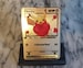 GOLD Pokemon Card Anniversary Gift I Choose You Pikachu Boyfriend Girlfriend Him Her Birthday Metal Love One Year Valentines 