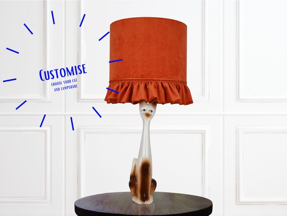 Cat lamp base deals