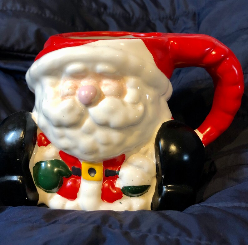 Mug Santa 3-D Russ vintage image 1